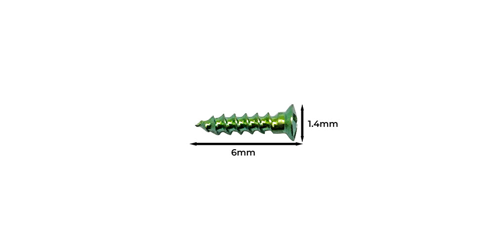 GBR Fixation Screw - 1.4 × 6 mm