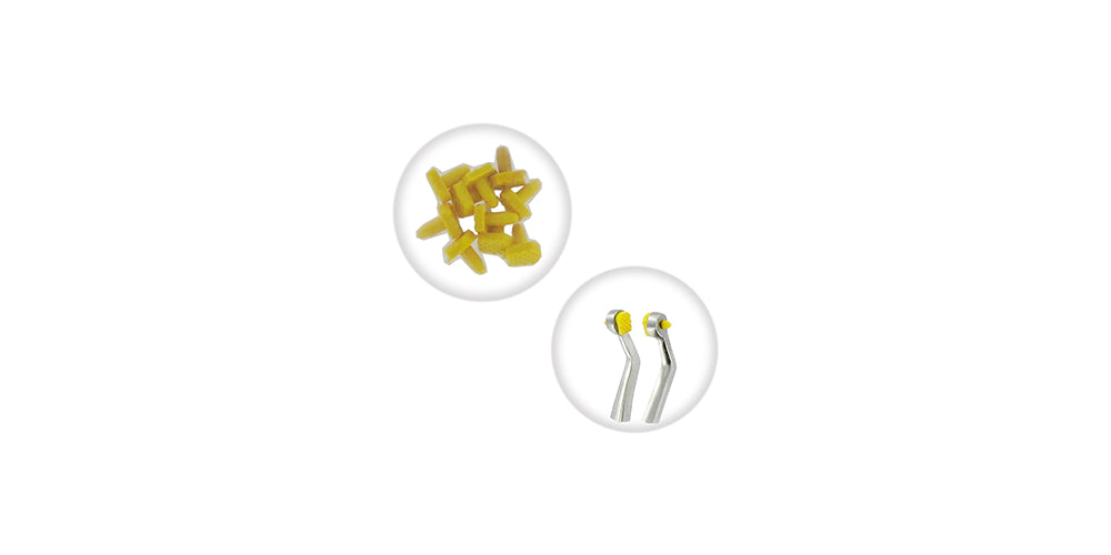 Crown Removing Pliers - Yellow Silicone Tips Only (10-Pack)