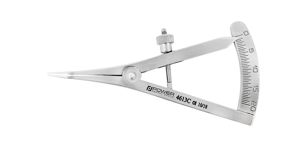 Caliper Castroviejo - Curved, 10 cm