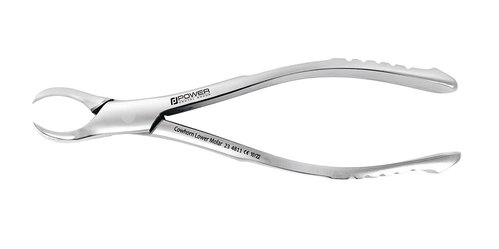 Extraction Forceps American 23 Lower First and Second Molar Cowhorn