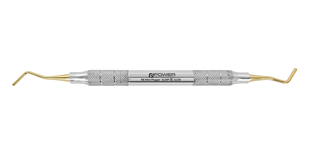 Composite NB Mini Plugger with Round End - Titanium Gold