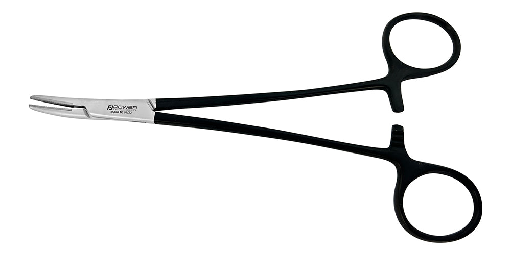 Curved Needle Holder Crile-Wood - Black Edition, 15 cm