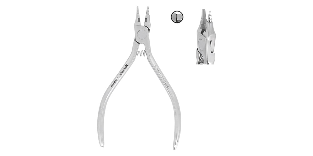 Orthodontic Tweed Plier - Loop Forming, Three Barrel, Soft Wire