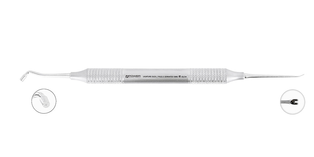 Orthodontic Ligature Old1 and Plugger 2.5 Serration