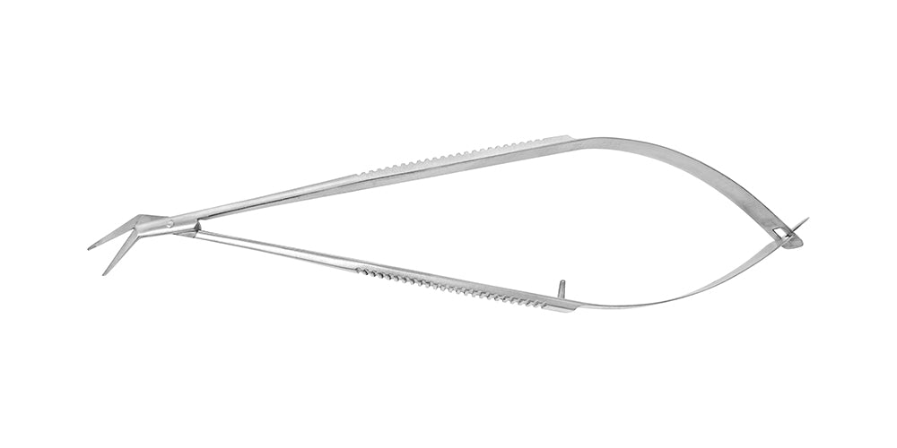 Scissors Surgical Castroviejo Micro 45 Degrees 18 cm Locklin Type for Cosmetic Surgeons