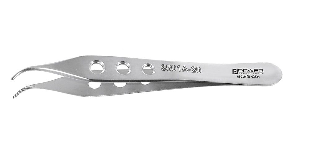 Tweezers Tissue Forceps Adson - Curved Teeth, 12 cm
