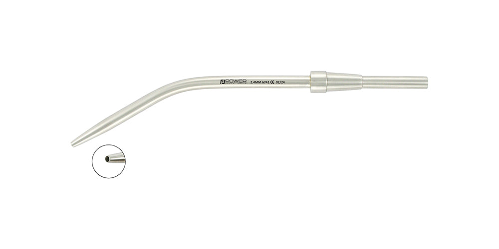 Surgical Suction Tube 2.4 mm – Short Curved