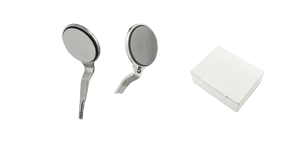 Mirror #5 Double Sided Glass Diameter, Ø26.4 mm, Cone Socket (Box of 6)