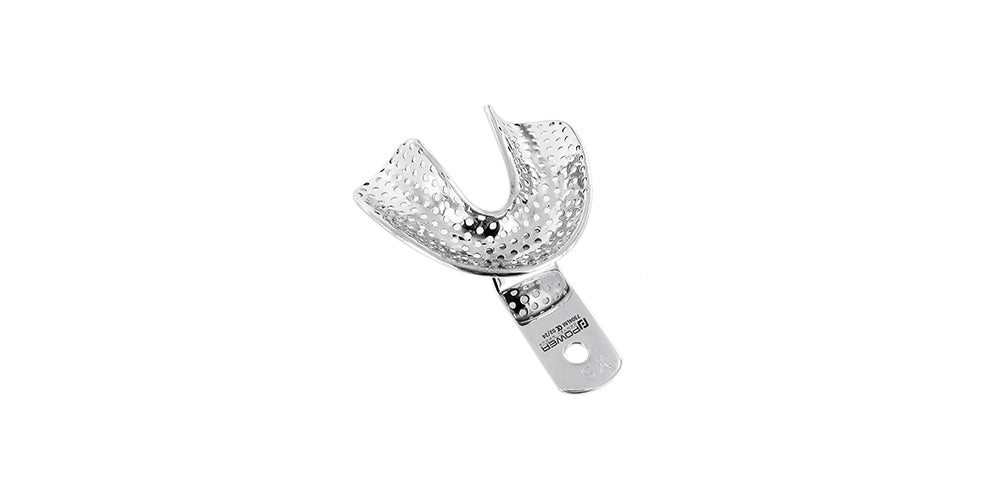 Impression Tray - Perforated, Denture, Lower, Medium