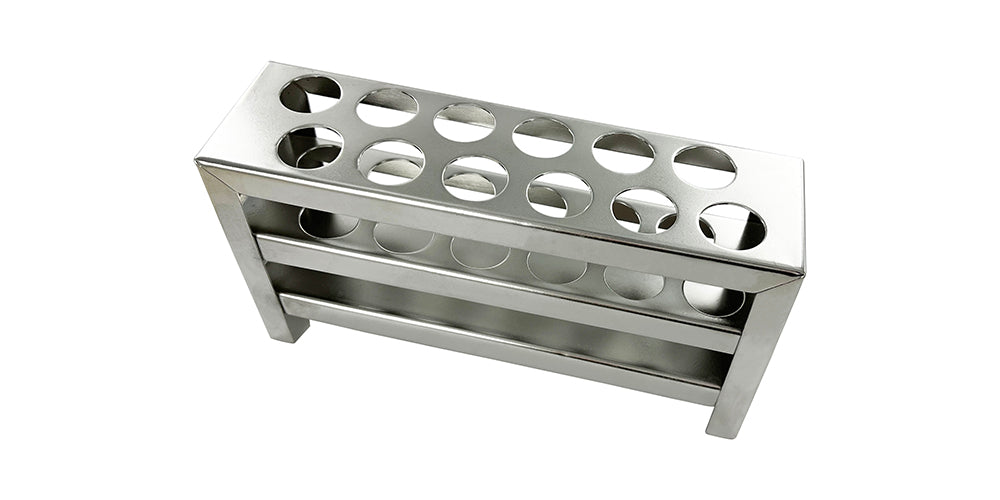 Stainless Steel Tube Stand - 12 Holes