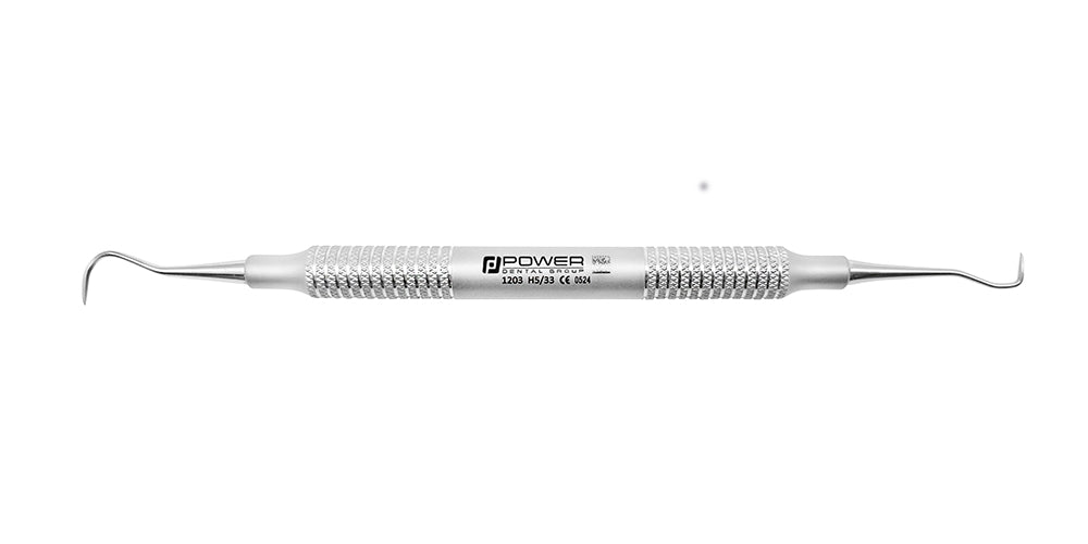 Anterior Sickle Scaler H5/33 - Double-Ended, Jacquette Style