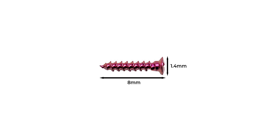 GBR Fixation Screw - 1.4 × 8 mm