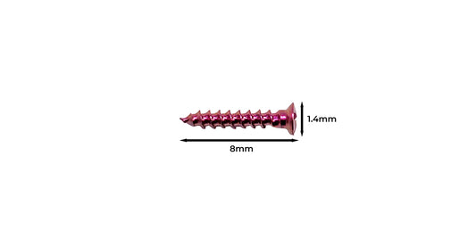 GBR Fixation Screw - 1.4 × 8 mm