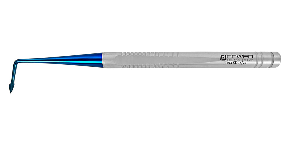Accu Lux-Tome Spade Elevator - Right, Serrated Titanium