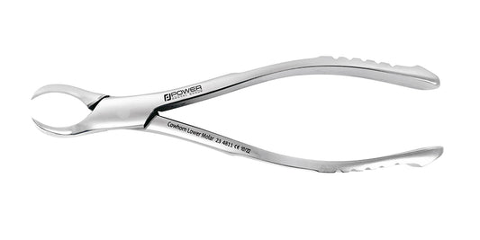 Extraction Forceps American 23 Lower First and Second Molar Cowhorn
