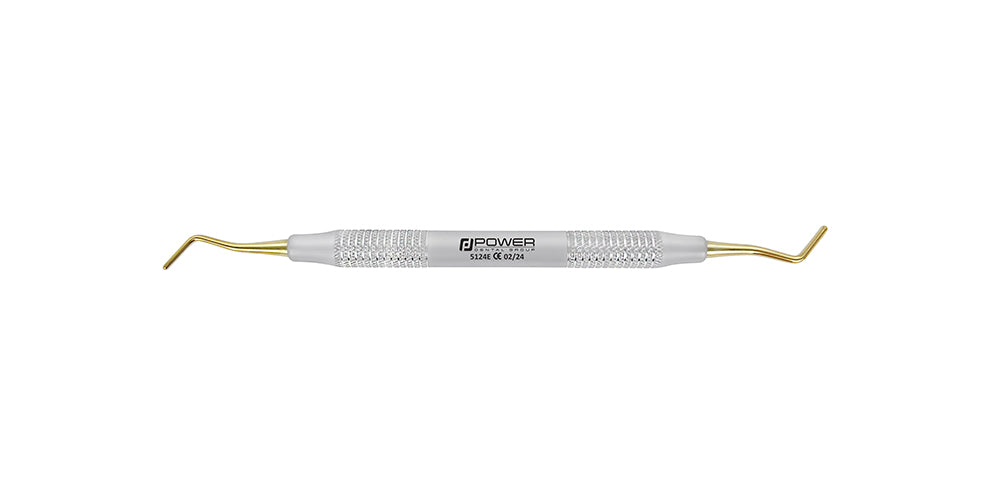 Composite NB Mini Plugger with Round End - 6EZ Handle, Titanium Gold