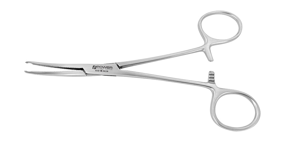 Hemostatic Forceps Implant Abutment Holder Curved 14.5 cm