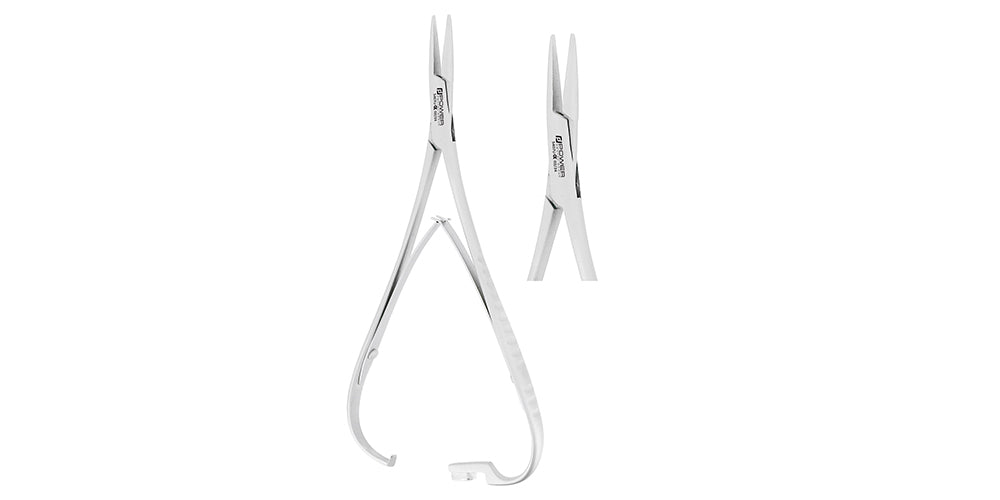 Fine Orthodontic Needle Holder Mathieu - Stainless Steel, 14 cm