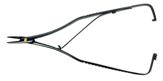 Thin Needle Holder Mathieu - T/C, Black Titanium, 16 cm