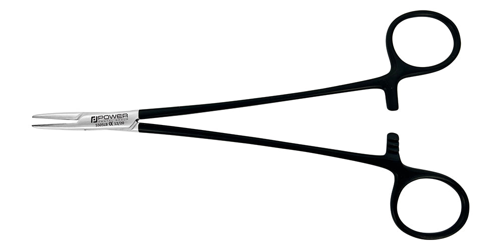 Straight Needle Holder Crile-Wood - T/C, Black Edition, 18 cm