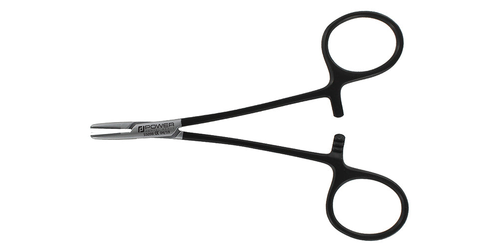 Straight Needle Holder Derf - T/C, Black Edition, 11.5 cm