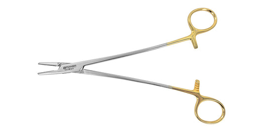 Straight Needle Holder Mayo-Hegar - T/C, Gold Steel, 20 cm