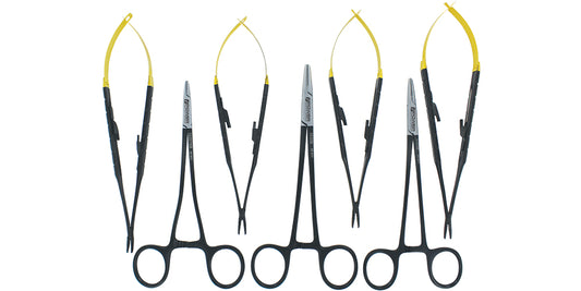 Needle Holder Castroviejo - Gold/Titanium, Set of 7