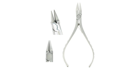 Orthodontic Long Beak Plier - 13 cm, 1-Groove