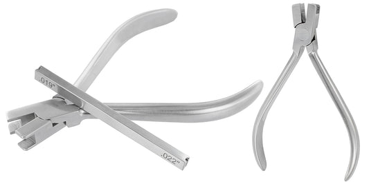 Orthodontic Plier Torque Bending Twin Head with Key