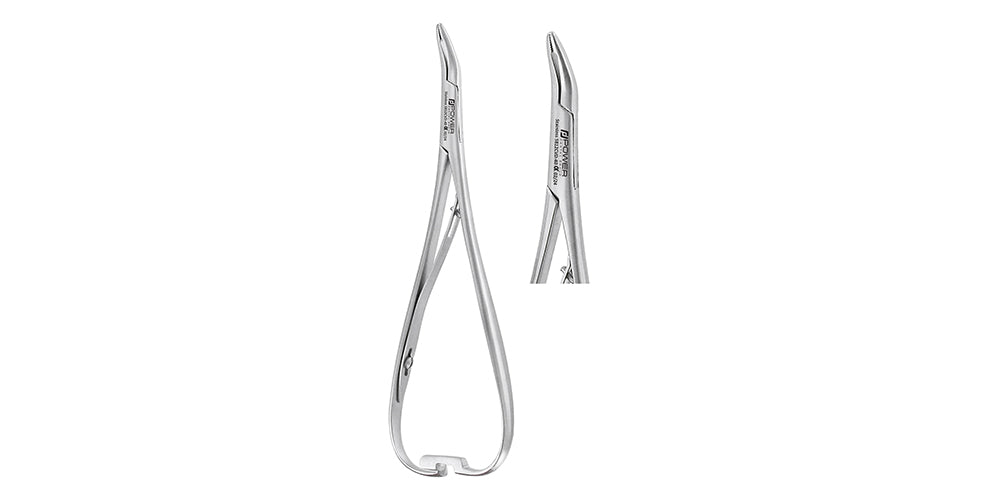 Orthodontic Mathieu Plier - 14 cm, Hollow Back, Curved