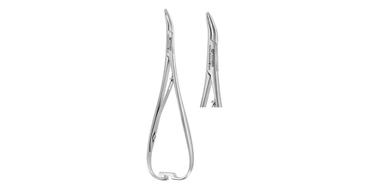 Orthodontic Mathieu Plier - 14 cm, Hollow Back, Curved