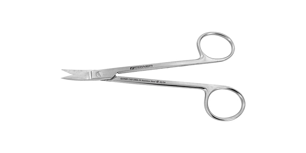 Scissors Quinby - Curved, 12.5 cm