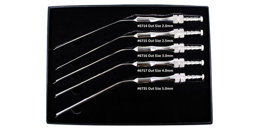 Frazier Aspirator Suction Kit - Set of 5