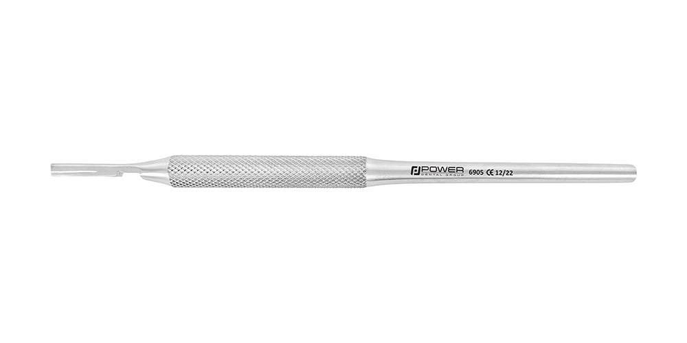 Scalpel Handle #5 - Round Handle, Straight Design