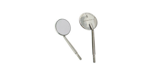 Mirror #4 Single Sided Glass, Ø22.8 mm, Cone Socket (Box of 12)