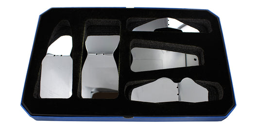 Photographic Stainless Steel Mirror - Set of 5, Polished