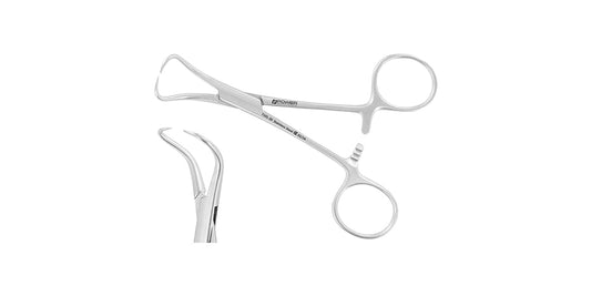 Towel Clamp Forceps Backhaus - 8 cm
