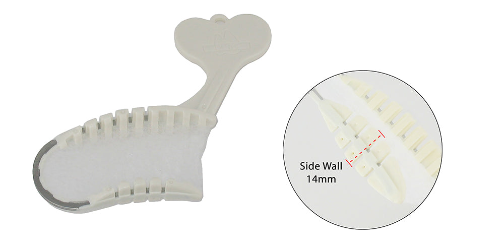Disposable Fish Bone Tray - Posterior Side, 14 mm