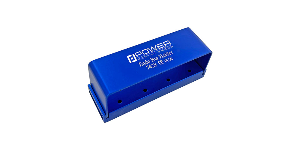 Endo Cassette Bur Stand - Holds 13 Tips, 7.8 × 2.5 × 3.1 cm