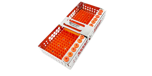 Surgical Utility Cassette - Holds 4 Hand Instruments with Bur Holder