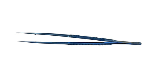 Micro Surgical Gerald Forceps - Straight, 18 cm, Non-Serrated, Titanium