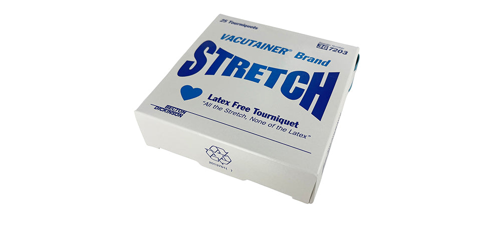 Vacutainer Stretch Tourniquets - Latex-Free (Box of 25)