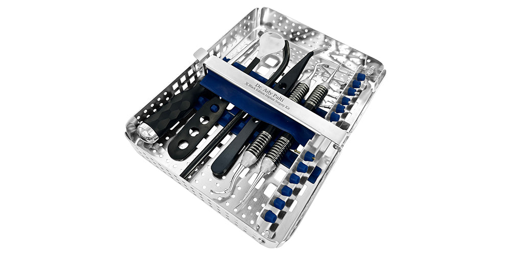 Dr. Ady Palti Implant Surgery Kit - Black Edition, Set of 15
