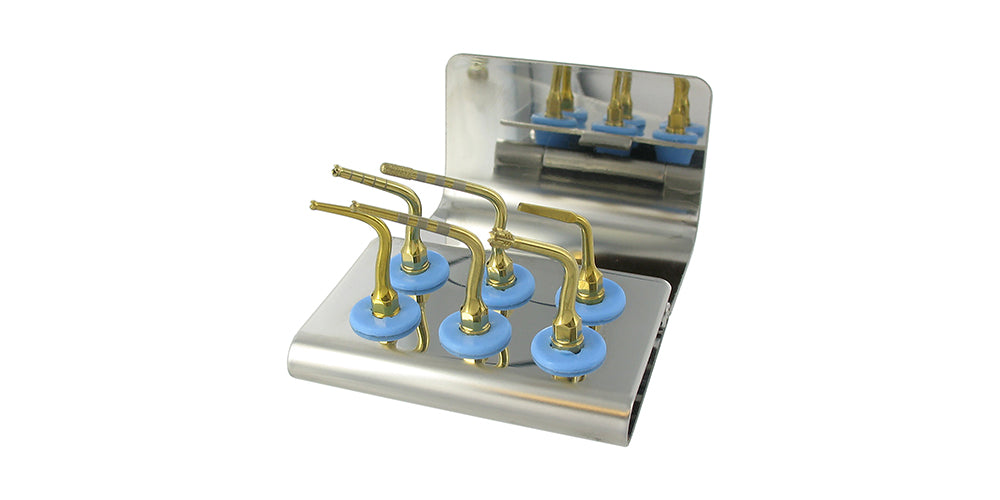 Implant Preparation Surgery Tip - Set of 6 Tips with Cassette