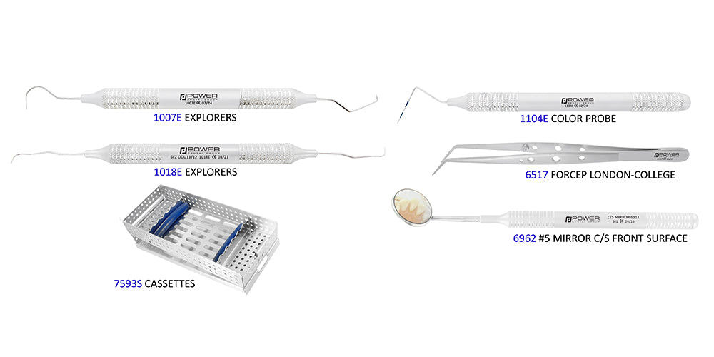 Dental Exam Kit - 6 Pieces